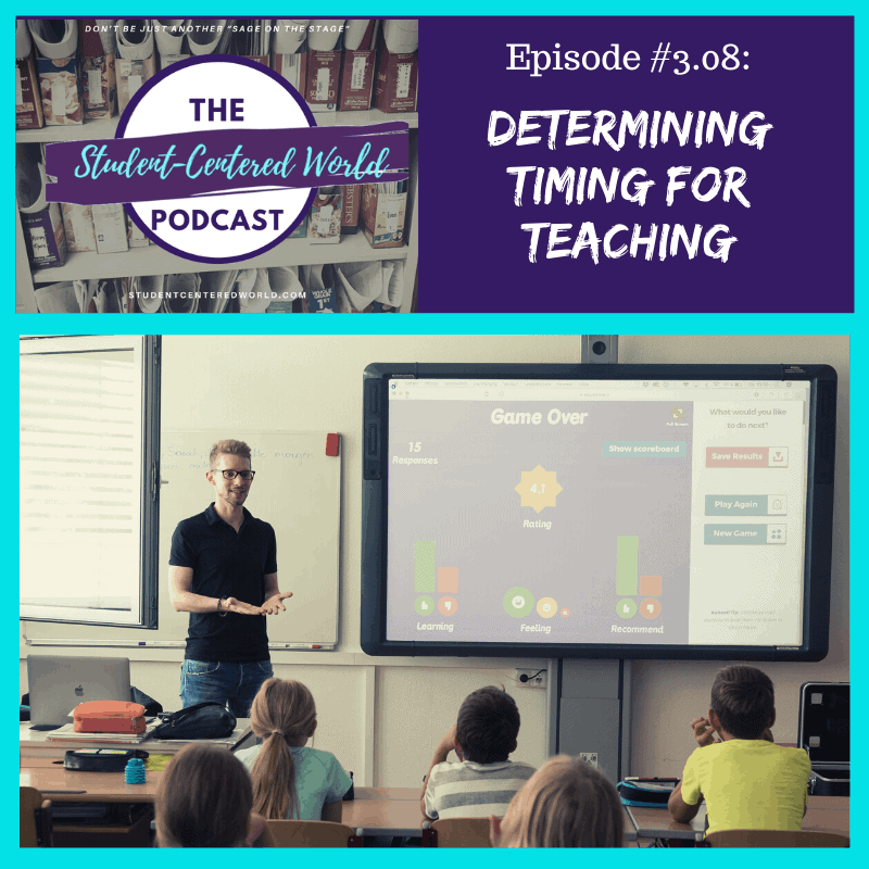 teacher timing