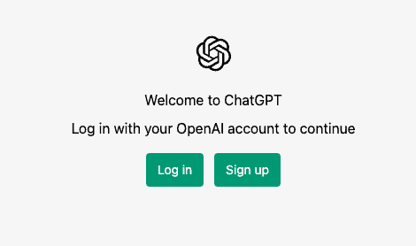 ChatGPT Registration Buttons