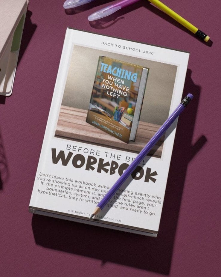 Before the Bell workbook mockup